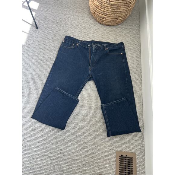 NWT LEVI'S 505 REGULAR FIT STRAIGHT NEW MEN'S JEANS SIZE 42X30 - Picture 10 of 11